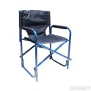 АКЦИЯ!!!Кресло складное "СЛЕДОПЫТ" 585х450х825 мм, СТАЛЬ синий