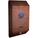 Ящик почтовый "ПОЧТА" с замком Магнитогорск 190х317х59мм антик/медь 12595