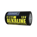 Батарейка C LR14 1,5V alkaline 2шт. GENERAL 800578