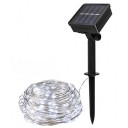 Светильник садовый на солнечных батареях (гирлянда) 11,9м хол. белый SLR-G03-100W (100 LED)(5033313)