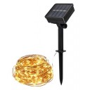 Светильник садовый на солнечных батареях (гирлянда) 11,9м желтая SLR-G03-100Y (100 LED) (5033320)