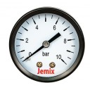Манометр гориз.1/4  10 атм. (50мм) JEMIX XPS-S-10