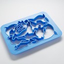АКЦИЯ!!!Набор форм для печенья 11шт пластик. ОКЕАН голубая BE-4422