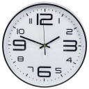 Часы настенные 30х30х4.5 см, круглые, пластик, белые, Модерн, Y4-5203/ 399502