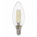 АКЦИЯ!!!Лампа светодиодная филоментная E14-4500 7Вт свеча нейтральный свет GENERAL 646600