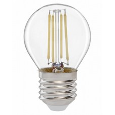 АКЦИЯ!!!Лампа светодиодная филоментная E27-6500 7Вт G45 холодный свет GENERAL 649905