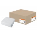 Коробка распаячная ОП 75х75х20мм, белая IP40 TDM SQ1401-0203