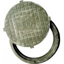 Люк 105Л круг ду-750 мм зеленый Полимер-композит (5 т)