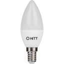 Лампа светодиодная E14-4000 9Вт C35 свеча нейтральный свет HiTT-PL 1010026