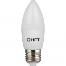 Лампа светодиодная E27-4000 9Вт C35 свеча нейтральный свет HiTT-PL 1010035