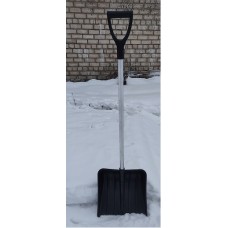 Лопата снеговая GRAIDAR 400Х400Х170 с алюминевой планкой и алюм. черенком