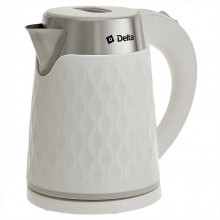 Чайник электрический DELTA DL-1111 1500 Вт, 1,7 л белый